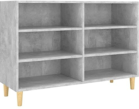 vidaXL Anrichte Beton grau 103,5x35x70cm Holzwerkstoff