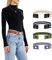 TOURZOO Gürtel für Damen/Herren, ohne Schnalle, elastischer Gürtel, unsichtbar, keine Schnalle, Stretch-Taillengürtel für Jeanshosen, 1 Stück/Braun, S-M:Waist size 20''-50''