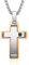 Dada Gioielli - Collana Croce Zircone Brillante Laterale Stile Diamantato 45+5cm (Argento)