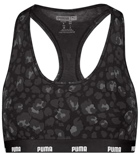 PUMA Printed Racer Back Reggiseno Sportivo Donna