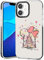 Kokaade for iPhone 12 Case for Women Girls - Cute Kawaii Castle Design Fashion Phone Cover Girly TPU Funda for iPhone 12