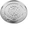 Griglia per cottura a vapore in acciaio inox con piedini staccabili, colore argento, diametro da 18 cm a 30 cm, altezza 5 cm, per cucina e casa (30 cm)