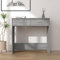 Myheimly Schreibtisch mit 2 Schubladen Computertisch Bürotisch Arbeitstisch Laptoptisch PC Tisch Jugend Kinderschreibtisch 80x40x75cm Holzwerkstoff Schreibtisch Grau Sonoma