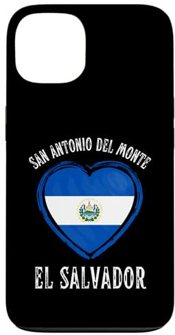 Hülle für iPhone 13 El Salvador Flag Heart San Antonio Del Monte City