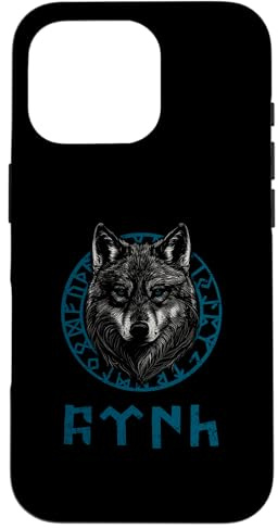 Türk Style - Bozkurt (Wolf) Ornament Göktürk Design Hülle für iPhone 16 Pro