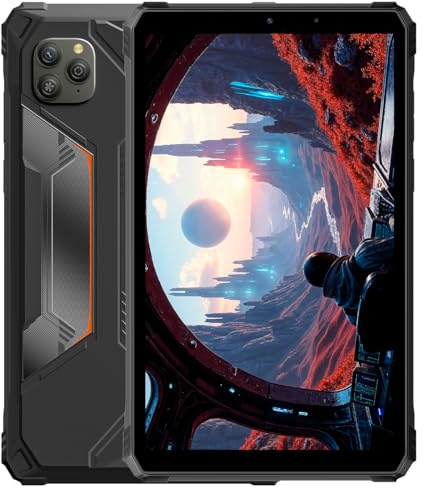 Blackview Tablette Android 15 12,1 avec clavier et stylo, Octa-Core Helio G100, 36 Go de RAM (12+24) 256 Go de ROM, écran 2,5K 90 Hz, 8800 mAh, 4G LTE, WiFi, GPS, appareil photo 50 MP