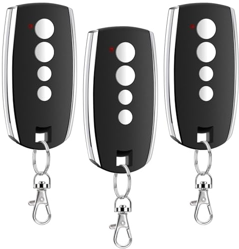 433.92MHz Telecommande Portail, 4 Canaux Telecommande Porte de Garage Compatible avec King Gates STYLO2K STYLO4K Stylo, Codes Roulants Bip De Porte De Garage (3PCS)