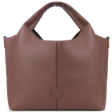 bugatti Zoe Damen Shopper, Bag-in-Bag Tasche aus Kunstleder, große Handtasche