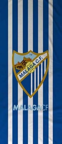 JYC CREATIVE Toalla de Playa y Piscina y Gimnasio, Regalos Fútbol, Productos Exclusivos para Fans, Regalos Ideales para Aficionados del Fútbol, Toalla (P1, 75X150, Malaga CF)