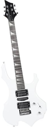 Karlak Kit per Chitarra Elettrica Professionale Full Size Stile ST e Amplificatore da 20 W per gli Appassionati di Chitarra in Acero e Palissandro