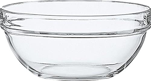 Saladier en verre à clipser Luminarc E8860, empilable, Ø 10 cm, transparent (1 pièce)