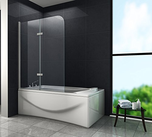 Duschtrennwand BREASE 120 x 140 (Badewanne)