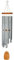 Woodstock Windspiel Meditation Chime, Silber, 99,8 cm