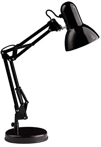 Brilliant Lampe Henry Tischleuchte schwarz | 1x A60, E27, 2, geeignet für Normallampen (nicht enthalten) | Mit Schnurzwischenschalter