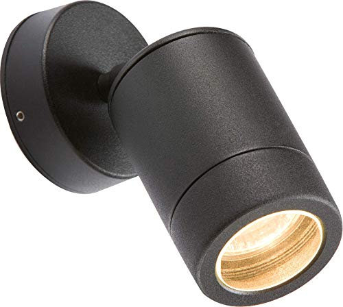 Knightsbridge GU10 WALL3LBK Black Adjustable Wall Light