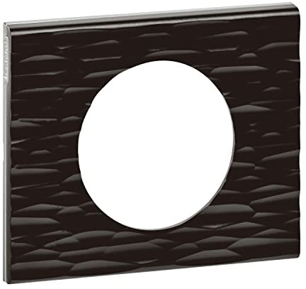 LEGRAND - Plaque Céliane - Plaque de Finition pour Prises et Interrupteurs Céliane - 1 Poste - Corian® Gougé