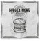 Mank Tissue Servietten 33x33 cm BBQ Premium Einweg Serviette saugstark perfekt für Grillparty & Burger Party 100 Stück Burger Menu in schwarz