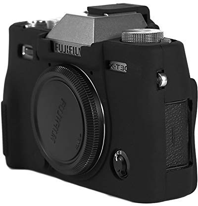Silikon Tasche Etui kompatibel für Fuji X-T30 Kameratasche schwarz CC1745a