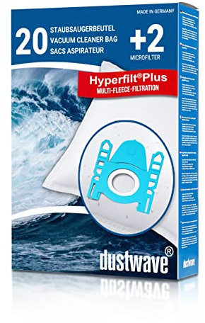 20x dustwave® Staubsaugerbeutel passend für Siemens VS06B112A synchropower Staubsauger / Markenfiltertüten - Made in Germany