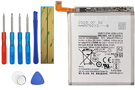 Vvsialeek EB-BG988ABY Batteria di ricambio compatibile con Samsung Galaxy S20 Ultra SM-G988B con kit di strumenti gratuito