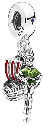 ZHANGCHEN 925 Sterling Silver Bead Peter Pan Boat Pendant Charm Fit Fashion Women Pandora Bracelet Bangle Gift DIY Jewelry
