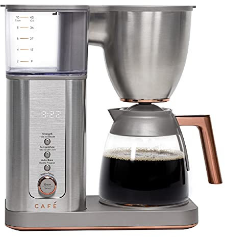 Café Specialty Drip Coffee Maker 10-Cup Glass Carafe, Hot or Iced, SCA