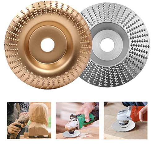 Disco de Talla de Madera para Amoladora Angular - Disco Rotativo Abrasivo para Taladro y Molinilla de Ángulo Plana