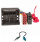 tomzz Audio 7004-005-1 Radio Adapter Kabel Set kompatibel mit BMW 1 3 5 X1 Mini Z4 Quadlock CAN-Bus mit Antennenadapter