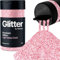 Hemway Premium Glitter Shaker - Light Rose Gold | Fine Metallic Flake Sequins for Resin & Epoxy Crafts | Craft Supplies for Tumblers, Festival, Hair, Face, Body, Eye & Nail Art | 130 g