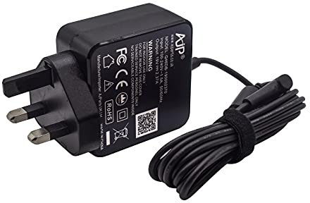 WIKIPARTS* New 45W 19V 2.37A Adapter Replacement For ASUS ZENBOOK UX21A-1AK1 Compatible with Model AD10280, PN: 0A001-00695600 Laptop Charger With UK Plug - 4.0mm x 1.35mm