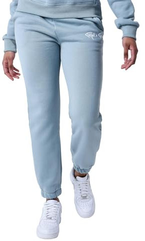 Project X Paris Bas de Jogging Femme Signature Bleu Vert L
