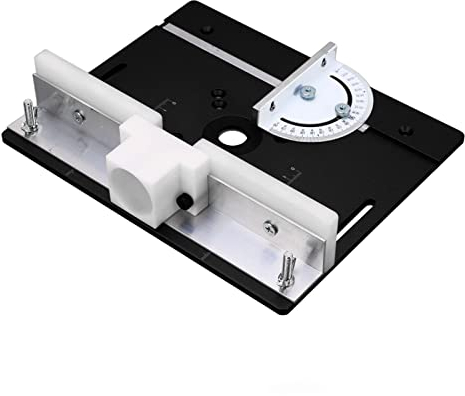 Router Lift, Router Table Insert Plate, Aluminum Alloy Material, Metal Router Lift System Kit, for Making High Accurate Woodworking Router Table (Black)