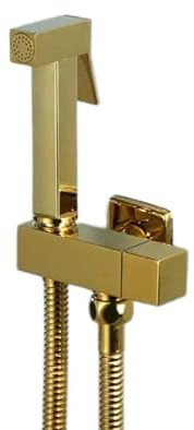 Bidet-Armaturen, Messing, Bidet-Wasserhahn, goldfarben, Hand-WC, Bidet-Sprühkopf, hygienisch, Dusche, WC – Gold