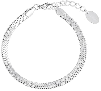 s.Oliver Armband Edelstahl Damen Armschmuck, 17+3 cm, Silber, Kommt in Schmuck Geschenk Box, 2036833