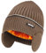 WEITOO Unisex-Winter Beanie Mütze Thermo Strickmütze Laufmützen für Herren und Damen Wintermütze mit Ohrenklappen Geschenke für Männer Fraue (Brown)