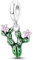 NARMO 925 perles en argent sterling bracelet charme cactus pendentif convient Pandora bracelet DIY bijoux cadeau
