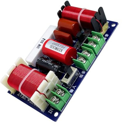 LAPOOH Divisore Crossover Audio A 2 Vie 250W 2500Hz-3000Hz Frequenza Filtro per Altoparlanti DIY Home Theater Filtri Crossover Stereo HiFi