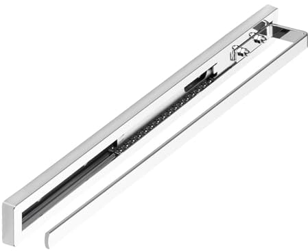 SOTECH Porte-serviettes coulissant STYLE à 1 bras chrome poli 415 mm course 300 mm Porte-serviettes pour montage latéral ou sous plan de toilette