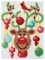 MIDUNU Knüpfhaken-Set Zum Selbermachen, Überwurf-Kissenbezug, Kissenbezug, Heimdekoration, Häkeln, Handarbeiten, Basteln Für Kinder Und Erwachsene, Rentier-Weihnachten (52 X 38 cm)