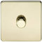 1G 2-way 10-200W (5-150W LED) Intelligent dimmer - Polished Brass