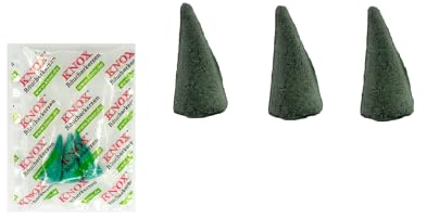 KNOX XXL Räucherkerzen - 3er Set - Düfte: Cannabis - Menge: 3 Inklusive 3 M Räucherkerzen als Proben vom Duft Meeresbriese - Made in Germany