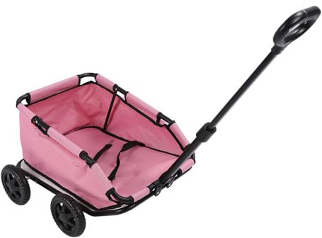 Ejoyous Hundewagen für Kleine Hunde, Tragbar Hundetrolley für Hunden bis 12 kg Faltbarer Hunde Trolley Transporttasche Hundebuggy Katzenbuggy Katzenwagen, für Kleine Hunde Katzen