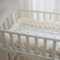 GYCS Bettschlange Geflochten Seitenschläferkissen Baby Geflochtene Nestschlange Babybett Nestchen Knotenkissen Bettumrandung Seitenschläferkissen Knotenkissen Baby,A04,200CM
