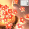 Isisyu LED Lichterkette Kirschblüten, 2M 20LED Lichterkette Blumen Girlande mit Timer, Lichterkette Frühling Deko für Innen, Hochzeit, Party, Schlafzimmer, Garten Dekoration