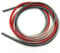 USB Cable Protector, 1.4M Charger Cable Protector Data Cable Protective Sleeve Headphone Cable Protector for USB Data Cable(black red silver)
