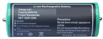 UR18500L 2000mAh Akku Kompatibel for Braun 9 9465cc 9325s 9385cc 9390cc / Serie 8 8370cc 8365cc 8417s 8350s / Serie 7 790CC