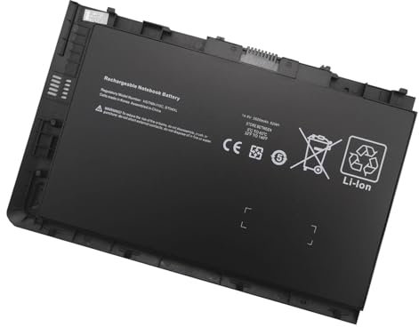 14.8V 44WH 2950mAh BT04XL BA06XL Laptop Battery Replacement Compatible With HP EliteBook Folio 9470 9470M 9480 9480M HSTNN-I10C BA06 687517-1C1 HSTNN-IB3Z HSTNN-DB3Z