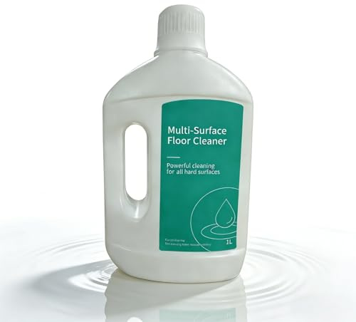 Nettoyant pour Sols Liquide, 1 Litre Formule Végétale, Sans Résidus pour Robot Aspirateur, Compatible avec Dreame L10/L20/L30/X30/X40/X50 Ultra, pour Tous les Sols Durs