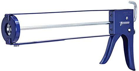 Newborn 125 Smooth Hex Rod Parallel Frame Caulking Gun, 1/4 Gallon Cartridge, 10:1 Thrust Ratio