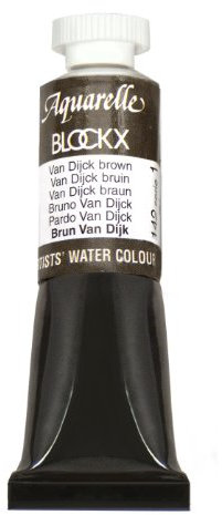Blockx Van Dijk Brown Tube d'aquarelle 15 ml